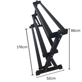 York Barbell 3 Tier Angled Dumbbell Rack fits York Hex DB's